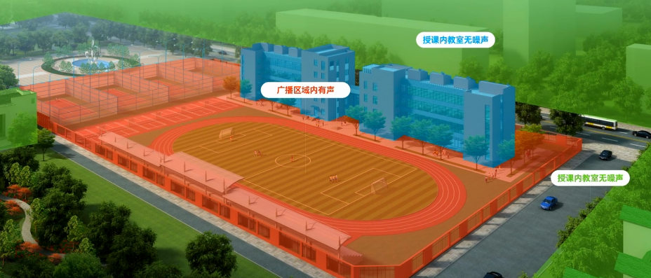 校园定向音响效果